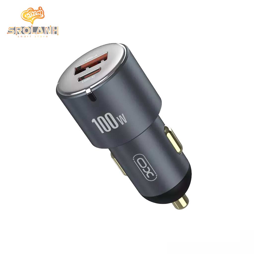 XO CC47 PD65W+USB35W Shared 100W Metal High Power Car Charger SROLANH